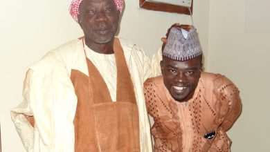 Late Imam Shuaib Agaka With Yushau Shuaib Few Years Ago